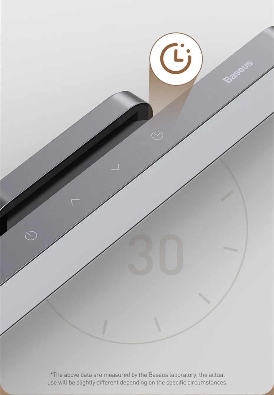 Baseus Night Light Hanging Magnetic LED Table Lamp Stepless Dimming Desk Lamp Rechargeable For Cabinet Bedroom Kitchen Light