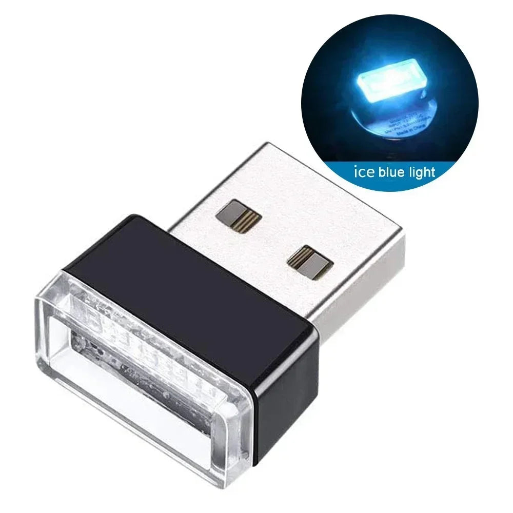 Car Ambient Light Led No Modification Car Portable Computer Usb Night Light Car Decoration Light Multi-use Atmosphere Light