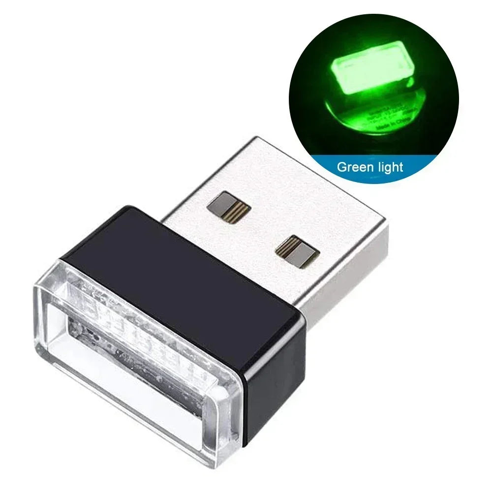 Car Ambient Light Led No Modification Car Portable Computer Usb Night Light Car Decoration Light Multi-use Atmosphere Light