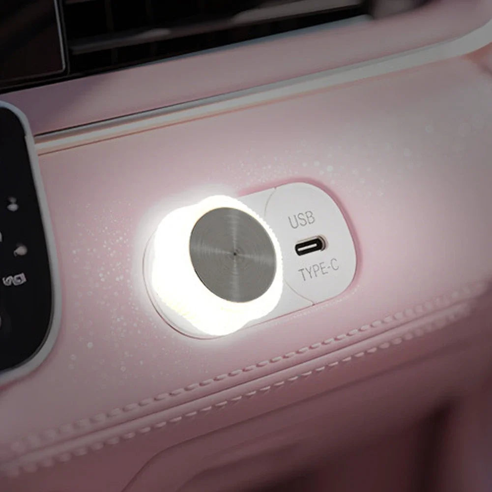 New car ambient light wireless USB free car interior LED car breathing light wireless modification colorful night light