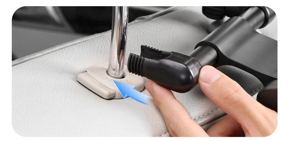 Baseus Car Back Seat Tray Table for Passenger Trip Eat and Work Adjustable Travel Tray with Phone Drink Holder for Laptop iPad