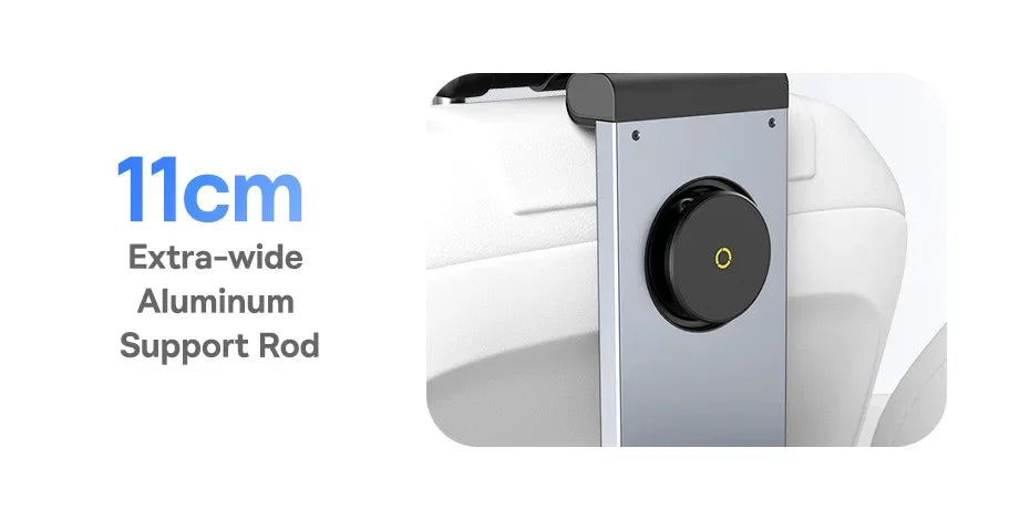 Baseus Car Back Seat Tray Table for Passenger Trip Eat and Work Adjustable Travel Tray with Phone Drink Holder for Laptop iPad