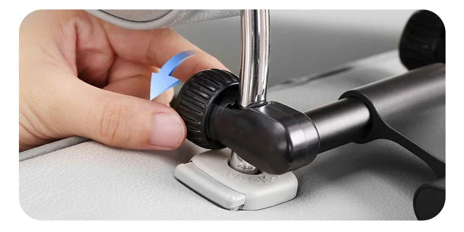 Baseus Car Back Seat Tray Table for Passenger Trip Eat and Work Adjustable Travel Tray with Phone Drink Holder for Laptop iPad