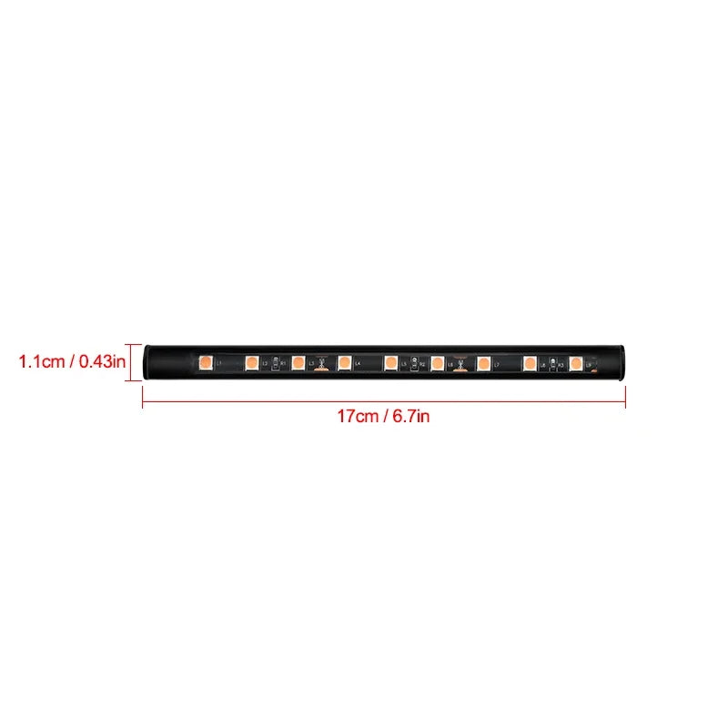 Led Car Ambient Light With USB 5V Universal Car Interior Foot Lamp Decoration Backlight Lighting Auto Decorative Neon Lights