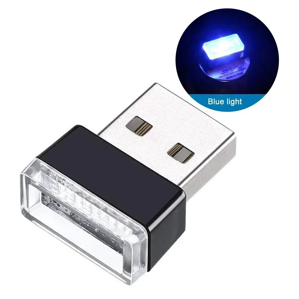 Car Ambient Light Led No Modification Car Portable Computer Usb Night Light Car Decoration Light Multi-use Atmosphere Light