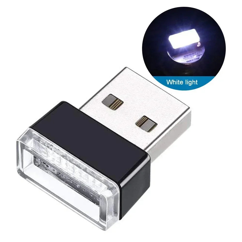 Car Ambient Light Led No Modification Car Portable Computer Usb Night Light Car Decoration Light Multi-use Atmosphere Light