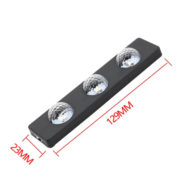 Car Atmosphere Light 4IN1 RGB Car Interior Roof Star Lamp Neon Ambient Light with Remote Control USB Foot Strip Light Decorative