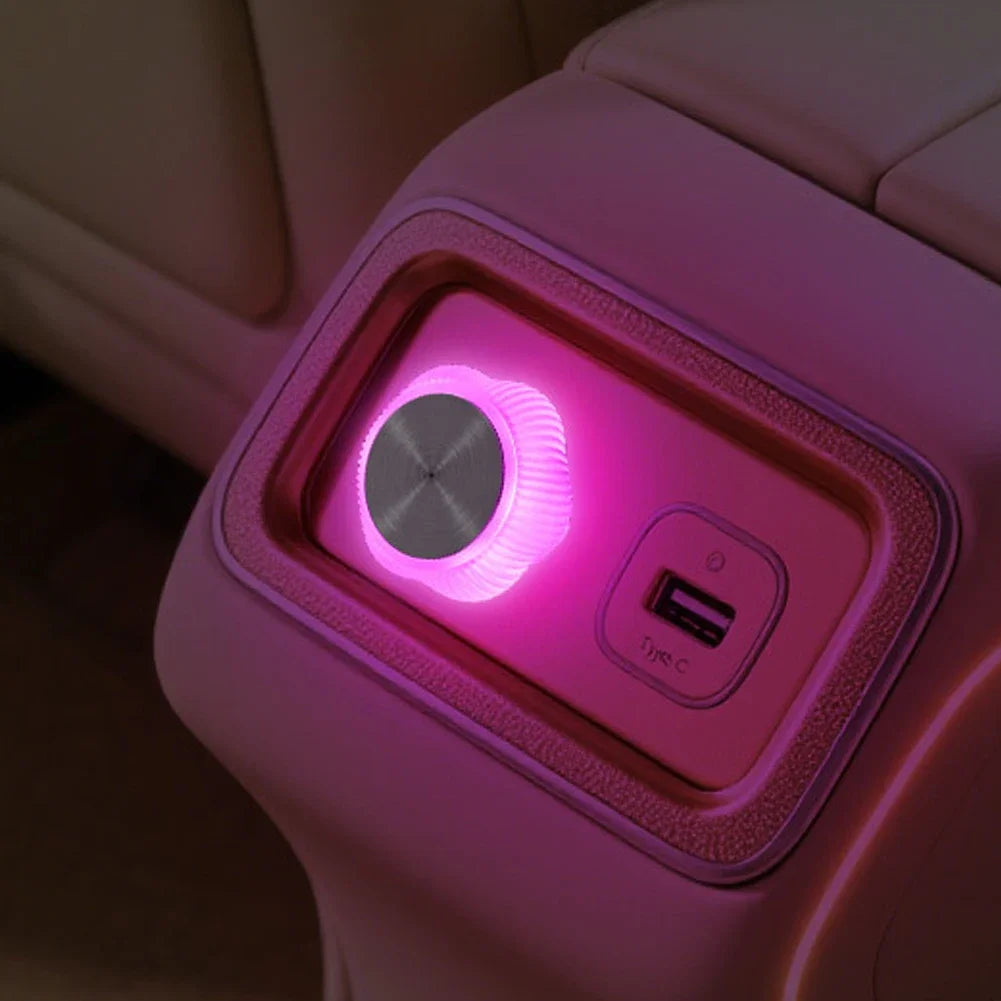 New car ambient light wireless USB free car interior LED car breathing light wireless modification colorful night light